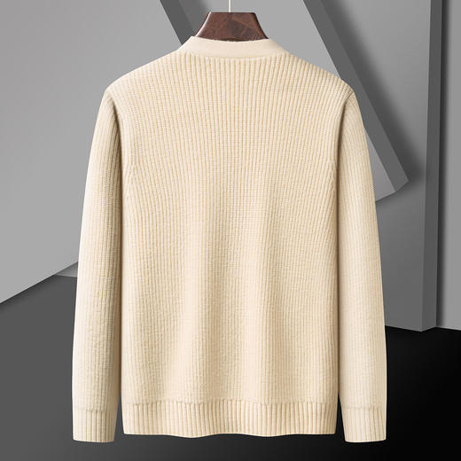27DKTD8315【复古扭花】罗蒙经典针织开衫男士外套男厚实保暖针织衫男士毛衣男 商品图4