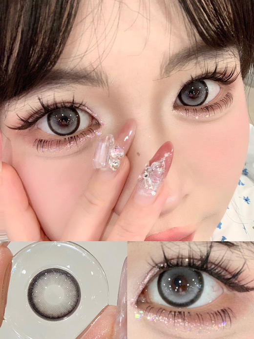 【大直径】Doragina-落泪月光-14.5mm【年抛 0-1000度 无525/575】 商品图1