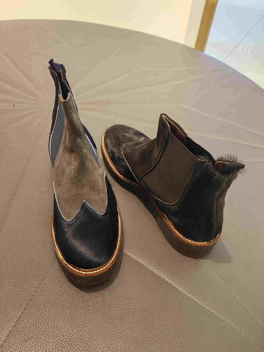 LFGJ凌介女鞋  P206 进口马毛短靴 商品图3