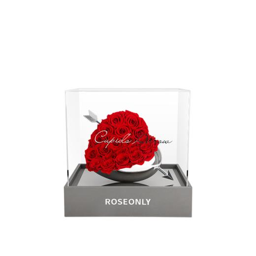 【告白神器】ROSEONLY诺誓  高端定制 永生玫瑰 一见倾心 心形 送爱人女友节日礼物 定制礼品 商品图0
