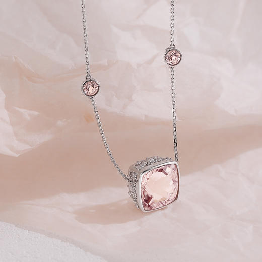 Sugar Morganite方糖摩根石系列 | 方糖摩根石项链 商品图2