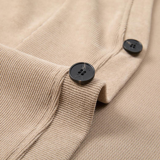 【灯芯绒】罗蒙时尚开衫外套男大V领针织衫男士外套百搭夹克男外套 商品图8