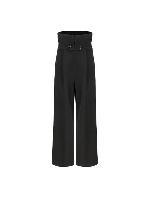 【莱拉】超高腰设计挺括阔腿长裤 商品图4