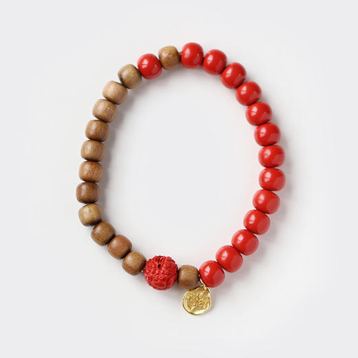 米马原创设计 本命年必收！高含量95%及以上避太岁朱砂手串 提升阳气磁场 商品图5