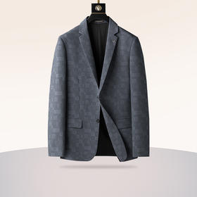 【新款DDA】大依优型大码品质西服外套商务夹克男宽松加肥加大码上衣胖子正装休闲