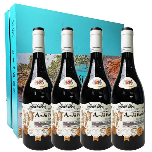[红酒]澳智法奥利斯750ml*4瓶礼盒(四瓶礼盒) 商品图0