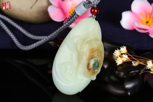 和田玉白玉【龙龟】吊坠 配精美编织挂绳 商品图3