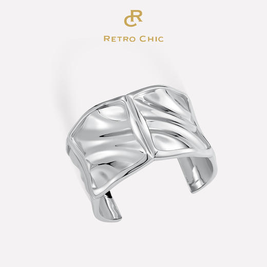 【黄龄同款】Mordern Art 现代艺术时期 | 银色波光手镯 商品图0