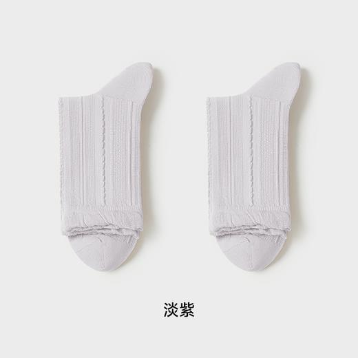 都市丽人简约系列中筒袜高含棉袜子中厚LC4DA7 商品图8