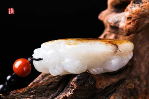 和田玉籽料【龙龟】吊坠 配精美编织挂绳 商品图3