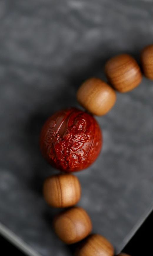 1.0/1.2cm紫檀八大守护神°+老山檀香手串 商品图4