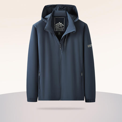 【可拆卸帽】【新款DZP】大依优型大码夹克外套工装外套男宽松加肥加大码上衣夹克休闲 商品图1