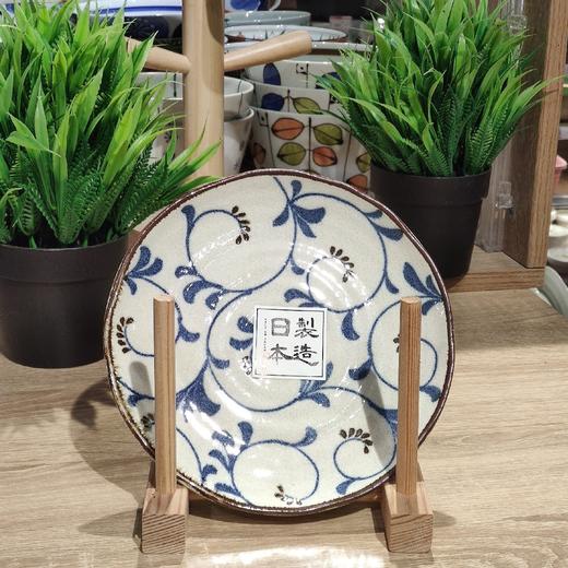 B4832蓝染金唐草16cm圆盘 商品图0