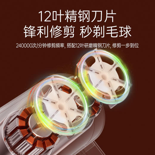 【一剃如新！康佳双头毛球修剪器】剃毛器衣服去球器剃毛机刮毛修剪吸毛电动，多重维度降噪低音设计,给你舒适的除球体验。 商品图2
