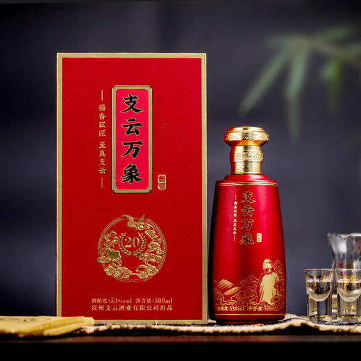 张支云 支云万象 酱香型白酒53度500mL单瓶装支云万象 商品图4