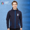 意大利国家队官方商品 | 深蓝训练健身足球运动修身连帽外套球迷 商品缩略图0