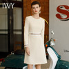 IWY/小香风米色西装裙女新款职业连衣裙气质通勤工装裙Q1047 商品缩略图5