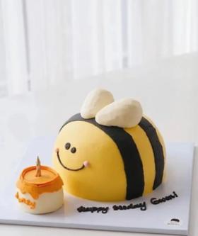 【臻品系列】---加高胚立体【小蜜蜂】蛋糕