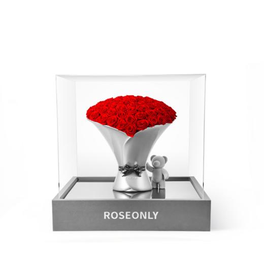 【告白神器】ROSEONLY诺誓  高端定制 永生玫瑰 玫瑰系列-稳稳 永生花手捧礼物 商品图0