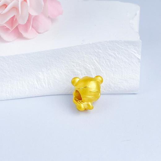 【限时7.5折】【定价黄金】足金 3D硬金虎年生肖老虎手串(V3DSC00290)预售产品下单后不退款不退货不换货不补差价 商品图1