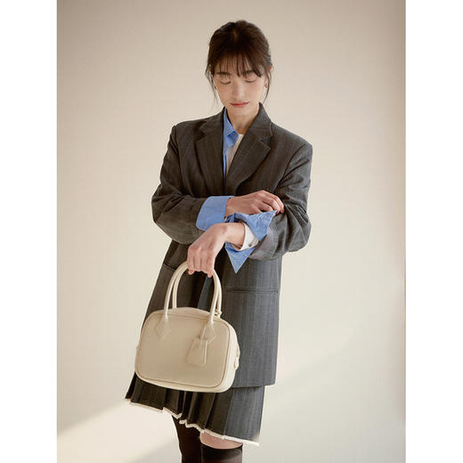 Even Vintage|知识分子风 纯手工刺绣西装外套流苏织带百褶裙套装 商品图4