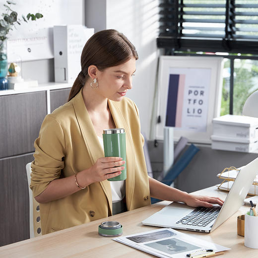 英国摩飞电热水杯小型加热杯办公室保温杯便携式旅行烧水杯MR6060 商品图4