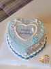 ins小清新蓝色系爱心桃蛋糕 商品缩略图0