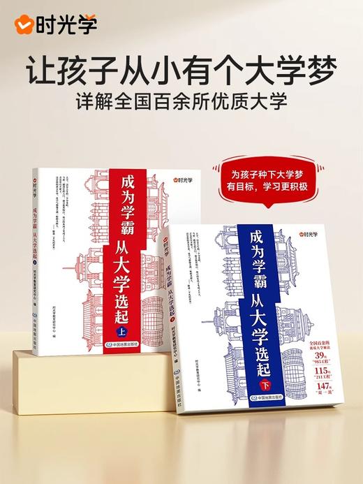 时光学成为学霸从大学选起，给孩子的启蒙书大学城，2024上下中国名牌大学专业详解（AY） 商品图0