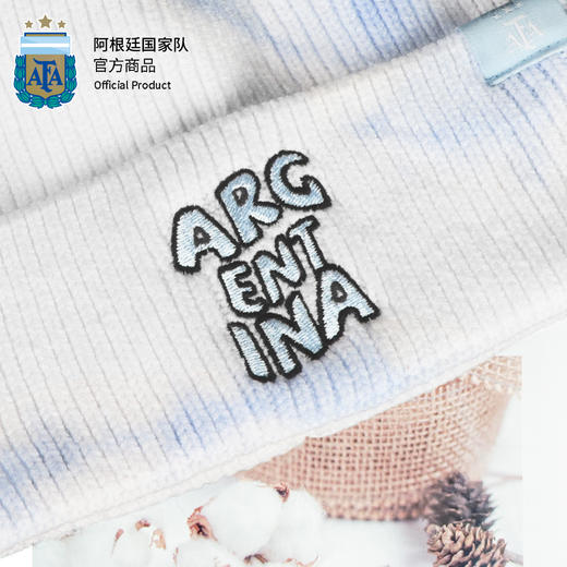 阿根廷国家队官方商品丨潮流扎染毛线帽时尚腈纶 商品图4
