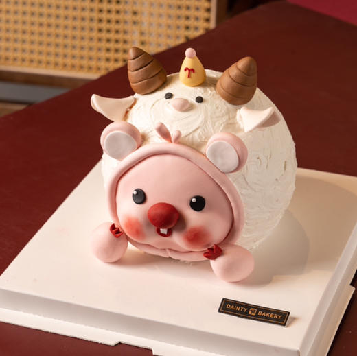 星座蛋糕 | 白羊座蛋糕6寸立体异形（纯动物奶油 新鲜水果夹心 提前3天预定） 商品图2