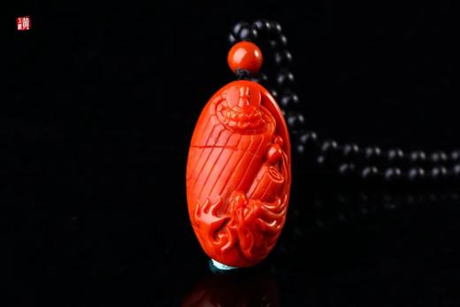 南红 【龙】吊坠 配精美编织挂绳 商品图1