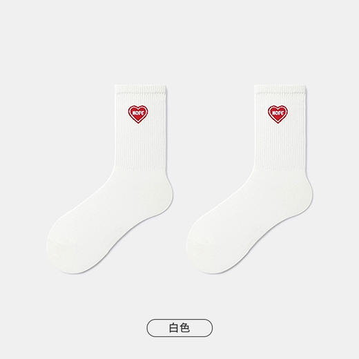 都市丽人时尚系列中筒袜精梳棉袜子中厚LC4DB1 商品图3