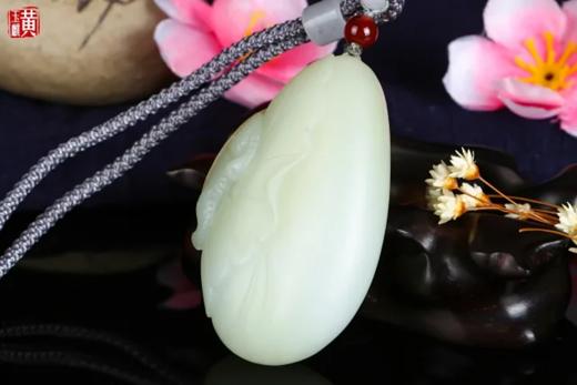 和田玉白玉【龙龟】吊坠 配精美编织挂绳 商品图1