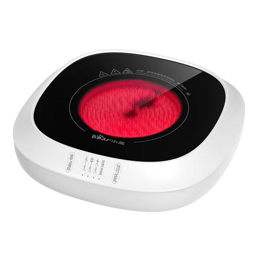 小熊（Bear）电茶炉电陶炉小型围炉煮茶器养生黑白茶多段火力不挑器具加热杯垫100℃可烧水电热底座热牛奶神器 一炉子多用途ZCQ-P12H5（无茶壶） 商品图1