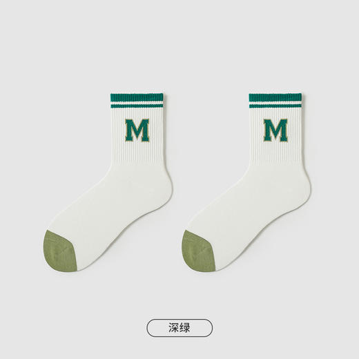 都市丽人时尚系列中筒袜精梳棉袜子中厚LC4DB2 商品图5