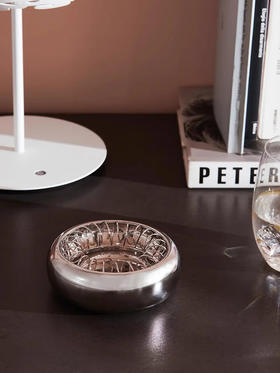 ALESSI/不锈钢烟灰缸轻奢雪茄烟缸简约欧式家用客厅办公室