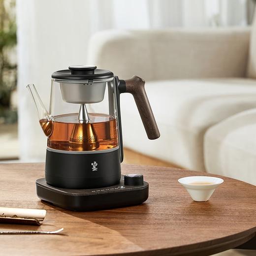 鸣盏智能喷泉煮茶器旋转喷淋蒸煮养生茶壶一键喷淋烧水可控温恒温保温 MZ102 商品图5