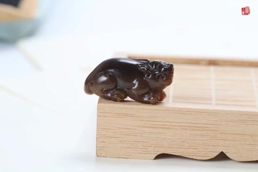 一对和田玉糖玉【貔貅】 配精美挂绳 商品图3