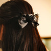 Manreya玛芮雅小香风黑色缎带发夹 商品缩略图6