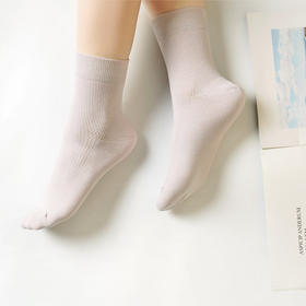 都市丽人简约系列中筒袜高含棉袜子中厚LC4DA8