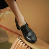 英伦风复古方头乐福鞋单鞋，粗跟高跟鞋小皮鞋PS&PS1685【预售5天】 商品缩略图2