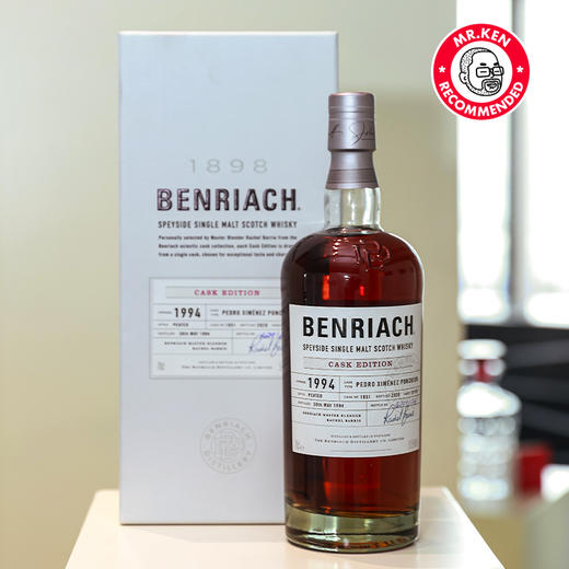 本利亚克（Benriach）1994-26年泥煤PX雪莉单桶单一麦芽苏格兰威士忌（桶号：1851） 商品图1