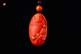 南红 【龙】吊坠 配精美编织挂绳