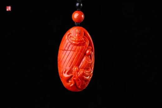 南红 【龙】吊坠 配精美编织挂绳 商品图0