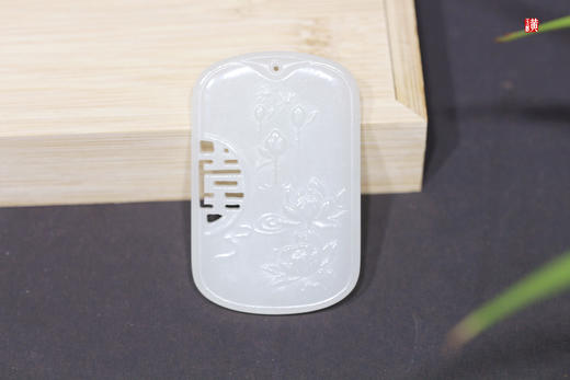 和田白玉【龙凤】对牌 配精美挂绳 商品图3