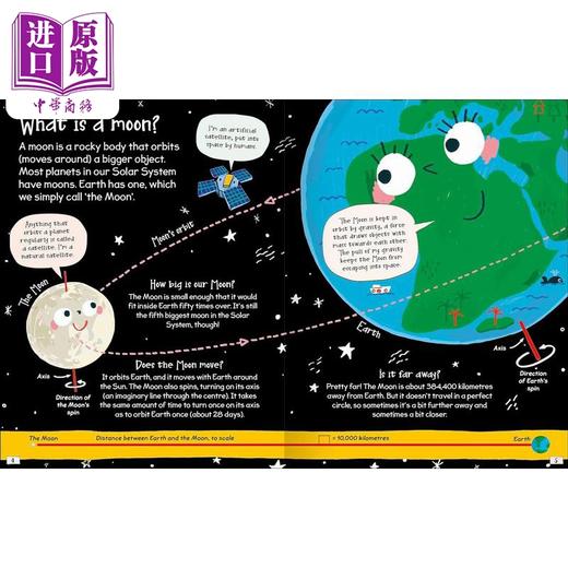 【中商原版】好奇的答案 月亮 Curious Questions & Answers about The Moon 英文原版 儿童科普绘本知识百科图书自然科学读物 商品图1