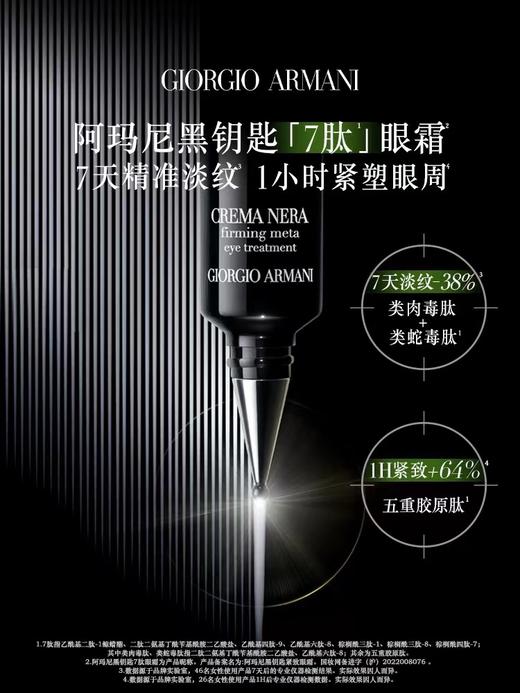 VASSARETTE·阿玛尼黑钥匙7肽精修眼霜紧致补水滋润长效修护 商品图1