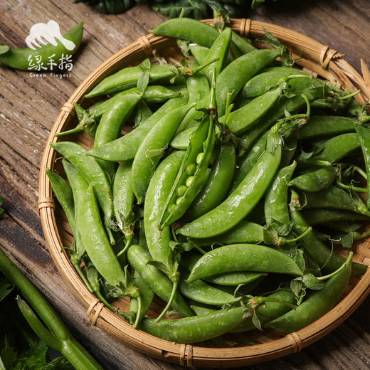 生态甜豌豆（豆荚豆米一起吃） | 绿家自产 * Eco-snow pea | Self-production 商品图2