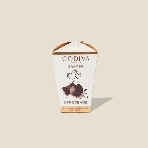 歌帝梵盒装黑巧克力 117g 商品图0
