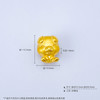 【限时7.5折】【定价黄金】足金 3D硬金猪年生肖金猪手串(V3DSC00279)预售产品下单后不退款不退货不换货不补差价 商品缩略图4